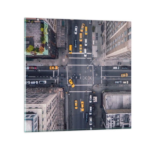 Obraz na szkle - Prosty wybór - 60x60 cm