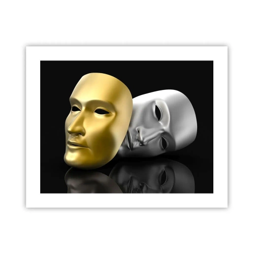 Plakat - Życie to jest teatr - 50x40 cm