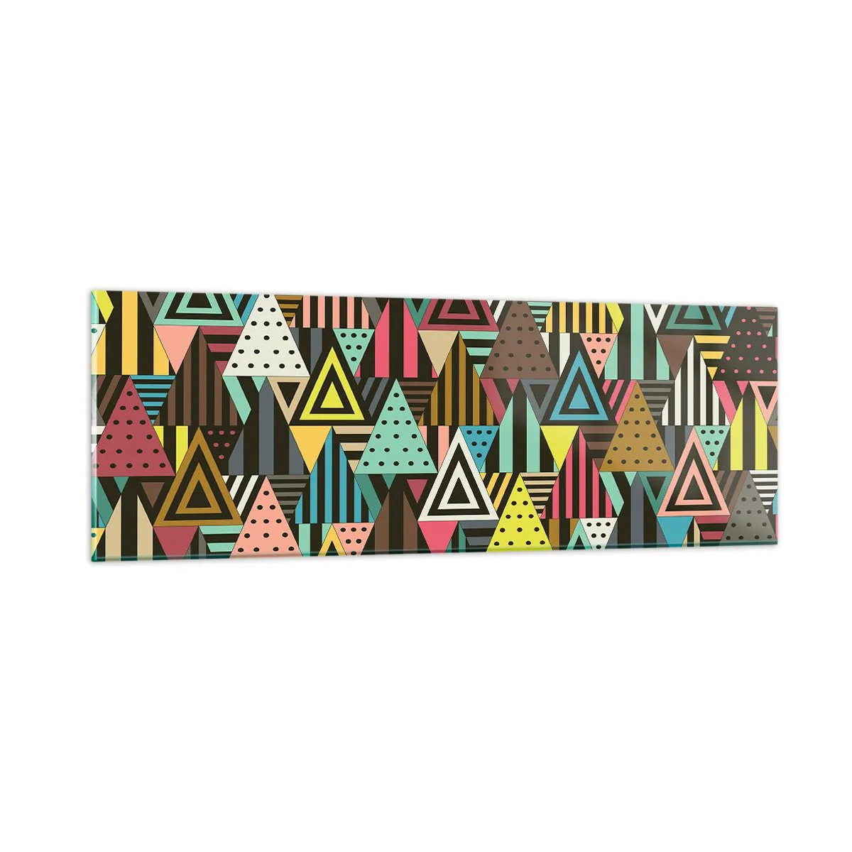 Obraz na szkle - W rytmie na trzy - 90x30 cm