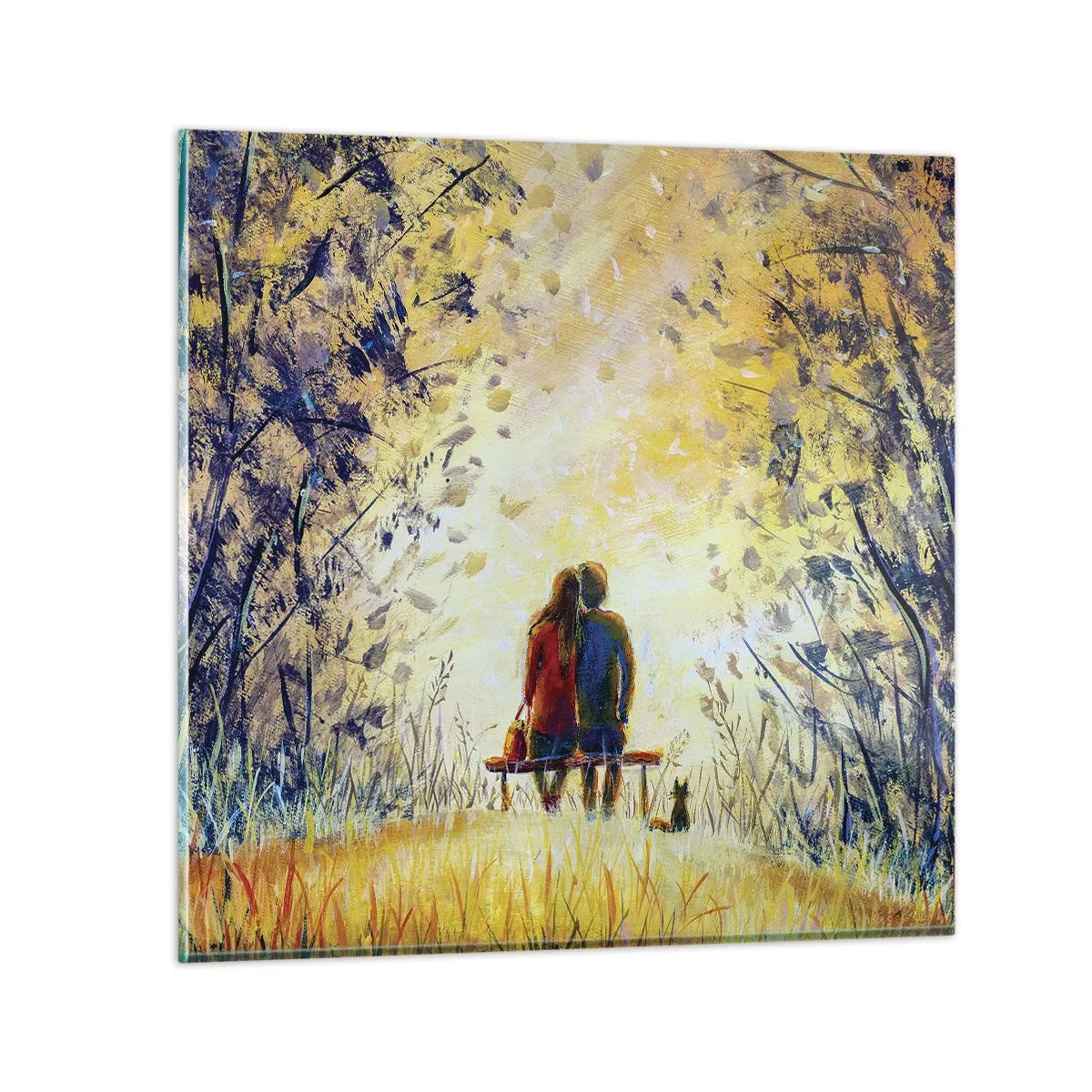 Obraz na szkle - Magiczna chwila - 30x30 cm