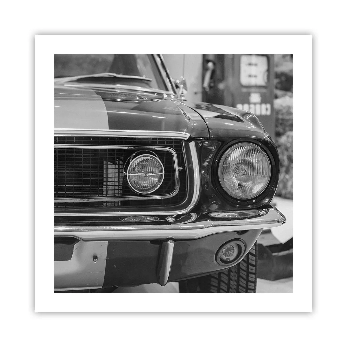 Plakat - Ostra jazda - 50x50 cm