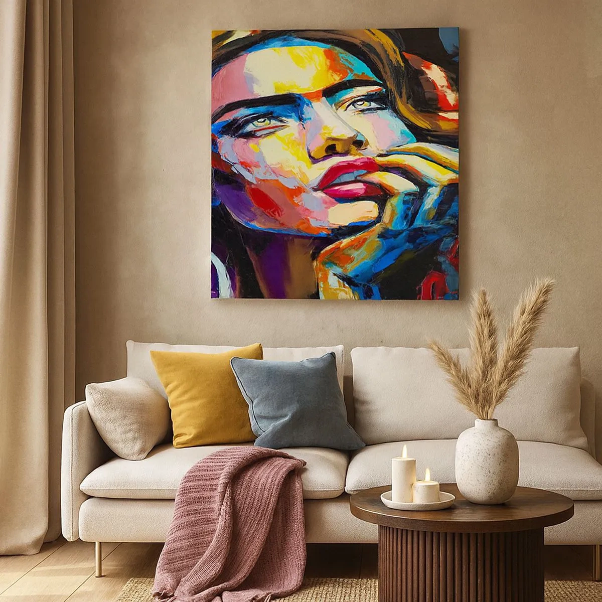 Obraz na płótnie - Marzenia jak ptaki szybują po niebie - 30x30 cm