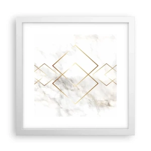 Plakat w białej ramie - Widok na nieskończoność - 30x30 cm