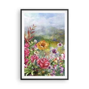 Plakat w czarnej ramie - Ogród, który oszalał - 61x91 cm