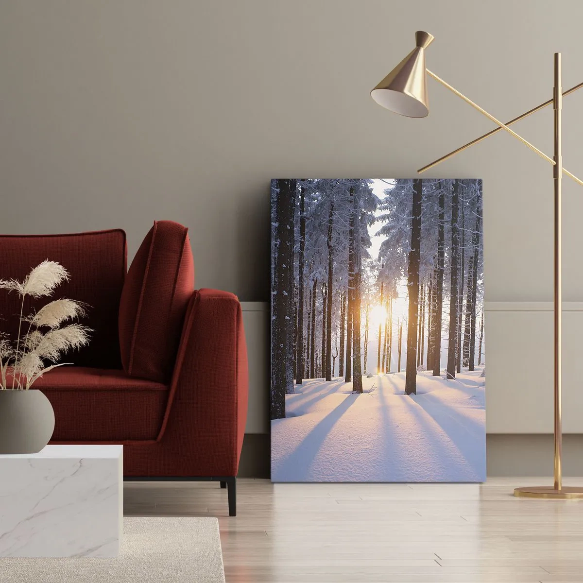 Obraz na płótnie - Wyraźnie czarno na białym - 45x80 cm
