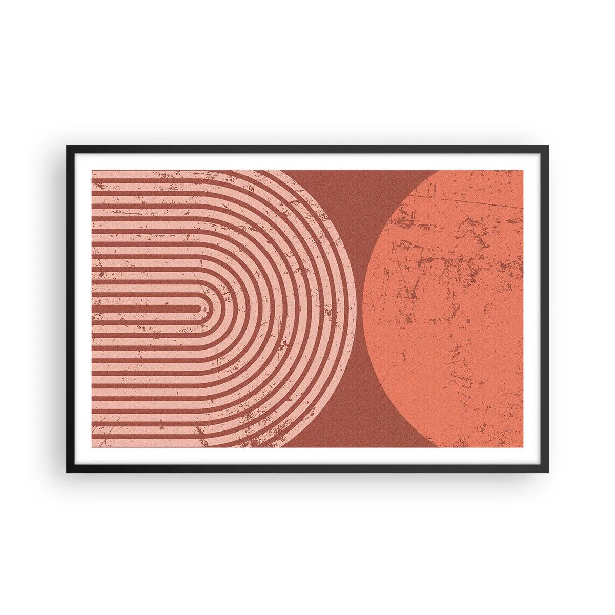 Plakat w czarnej ramie - Bliska relacja - 91x61 cm