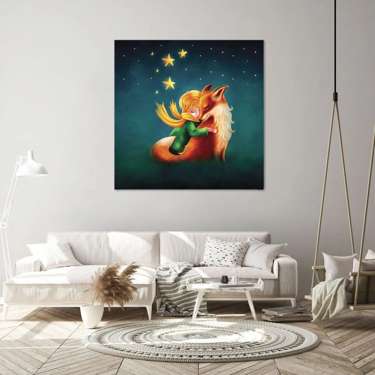 Obraz na płótnie - Mały Książę - 60x60 cm
