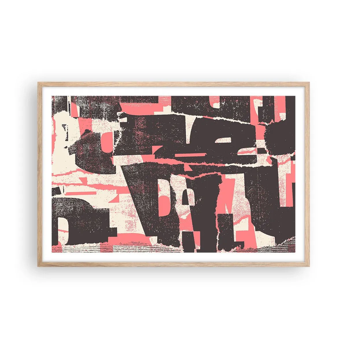 Plakat w ramie jasny dąb - Cały ten zgiełk - 91x61 cm