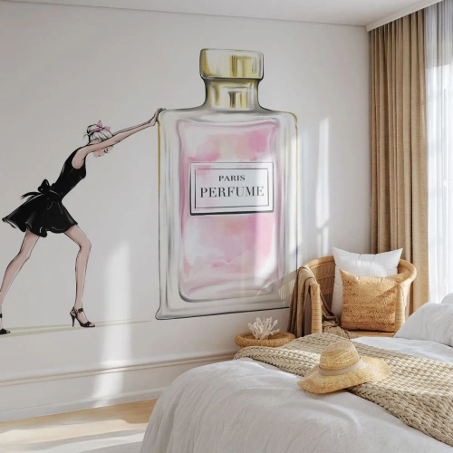 Fototapeta Premium Sand - Esencja kobiecości - Kobieta , Perfumy, Moda - 450x315 cm