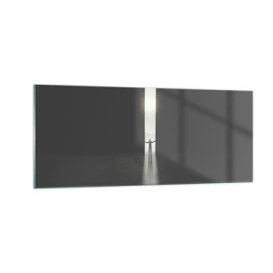 Obraz na szkle - Krok do jasnej przyszłości - 100x40 cm