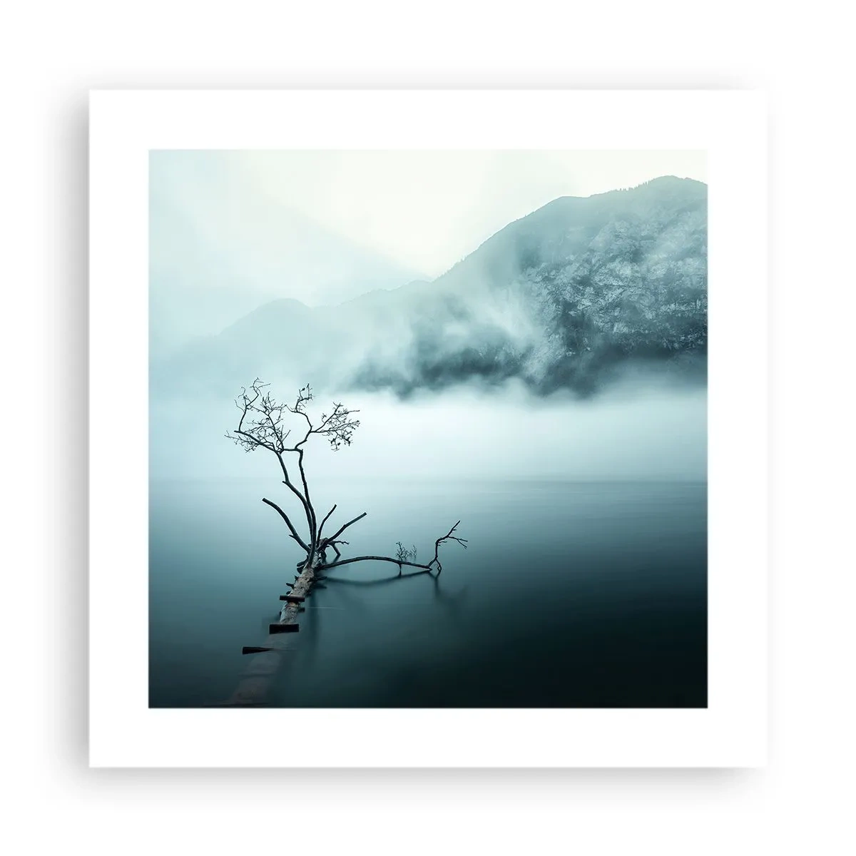 Plakat - Z wody i mgły - 40x40 cm