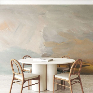 Fototapeta Standard Eco - Abstrakcja – kraina łagodności - Sztuka, Jasny, Minimalistyczny - 500x350 cm