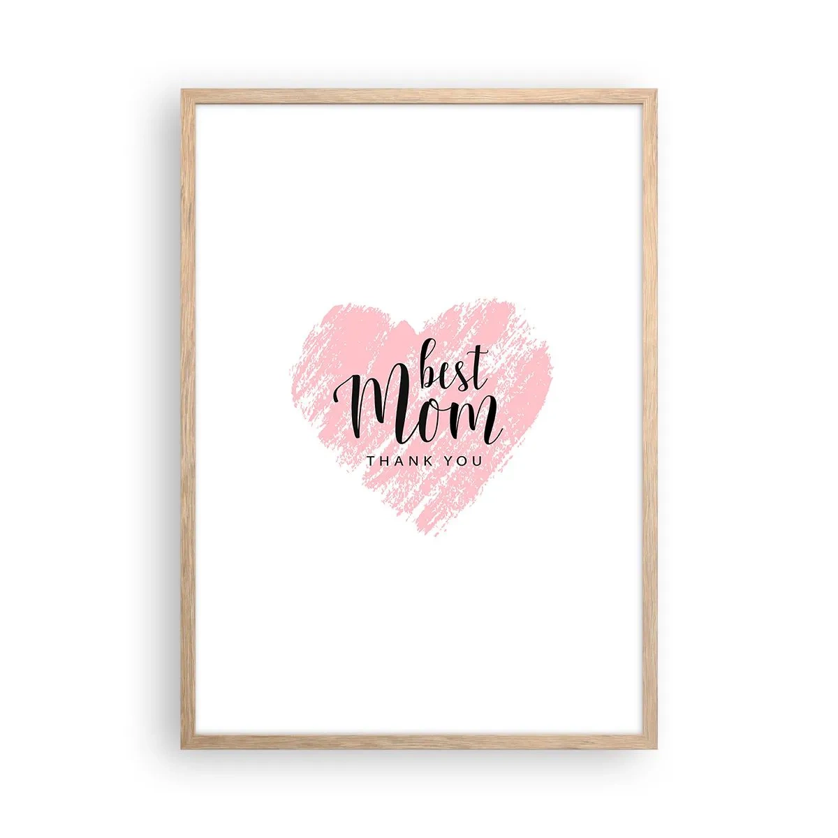 Plakat w ramie jasny dąb - Zawsze odpowiedni moment - 50x70 cm