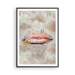 Plakat w czarnej ramie - Budzi zmysły - 70x100 cm