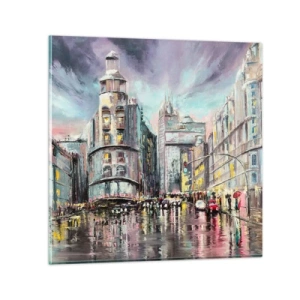 Obraz na szkle - To będzie udany wieczór - 30x30 cm