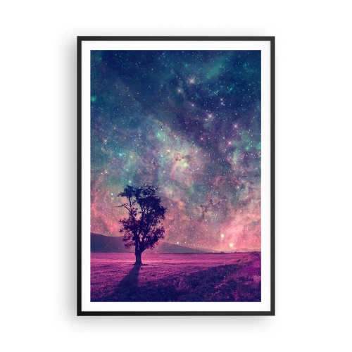 Plakat w czarnej ramie - Pod magicznym niebem - 70x100 cm