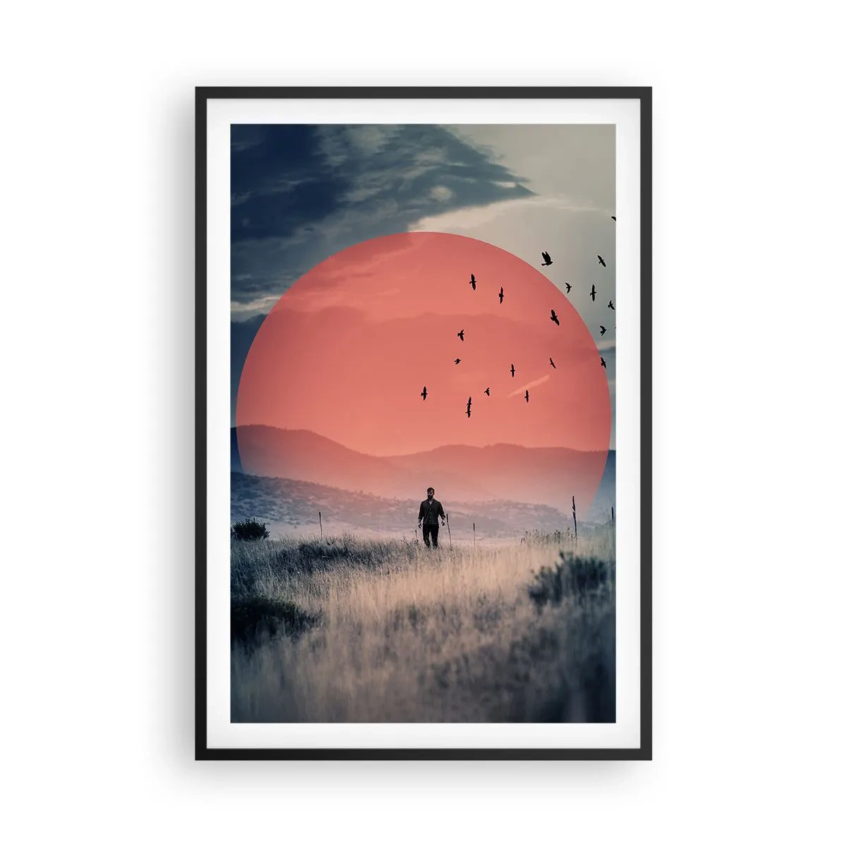 Plakat w czarnej ramie - W swoich żywiołach - 61x91 cm