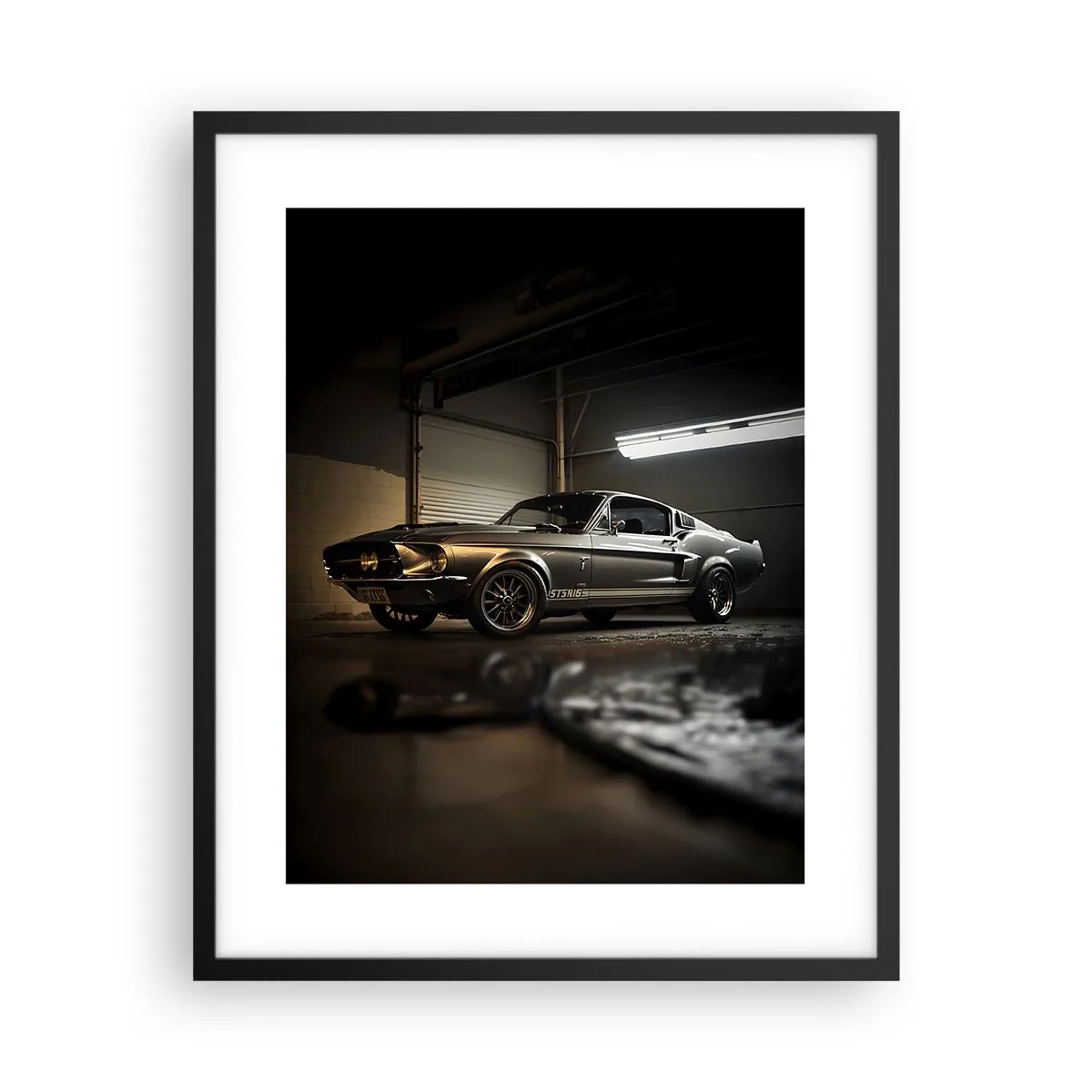 Plakat w czarnej ramie - Powrót do przeszłości - 40x50 cm