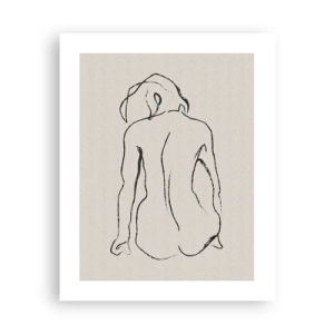 Plakat - Akt dziewczęcy - 40x50 cm