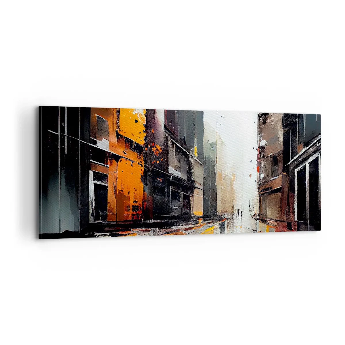 Obraz na płótnie - Deszczowy dzień - 100x40 cm