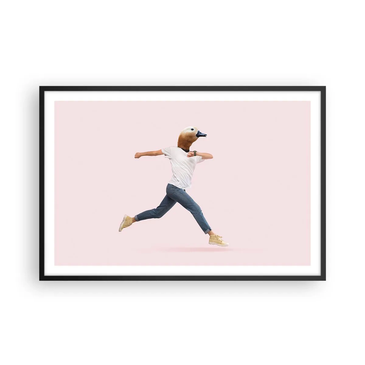 Plakat w czarnej ramie - Szczypta absurdu - 91x61 cm