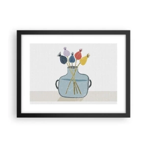 Plakat w czarnej ramie - Jak makiem zasiał - 40x30 cm