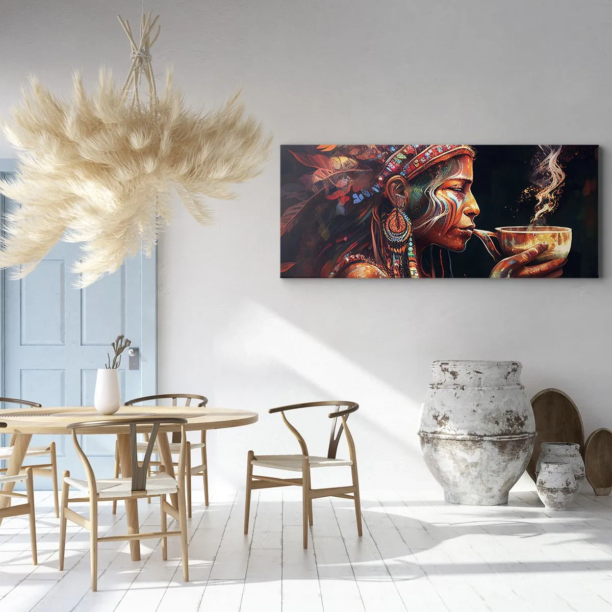 Obraz na płótnie - Magiczny rytuał - 100x40 cm