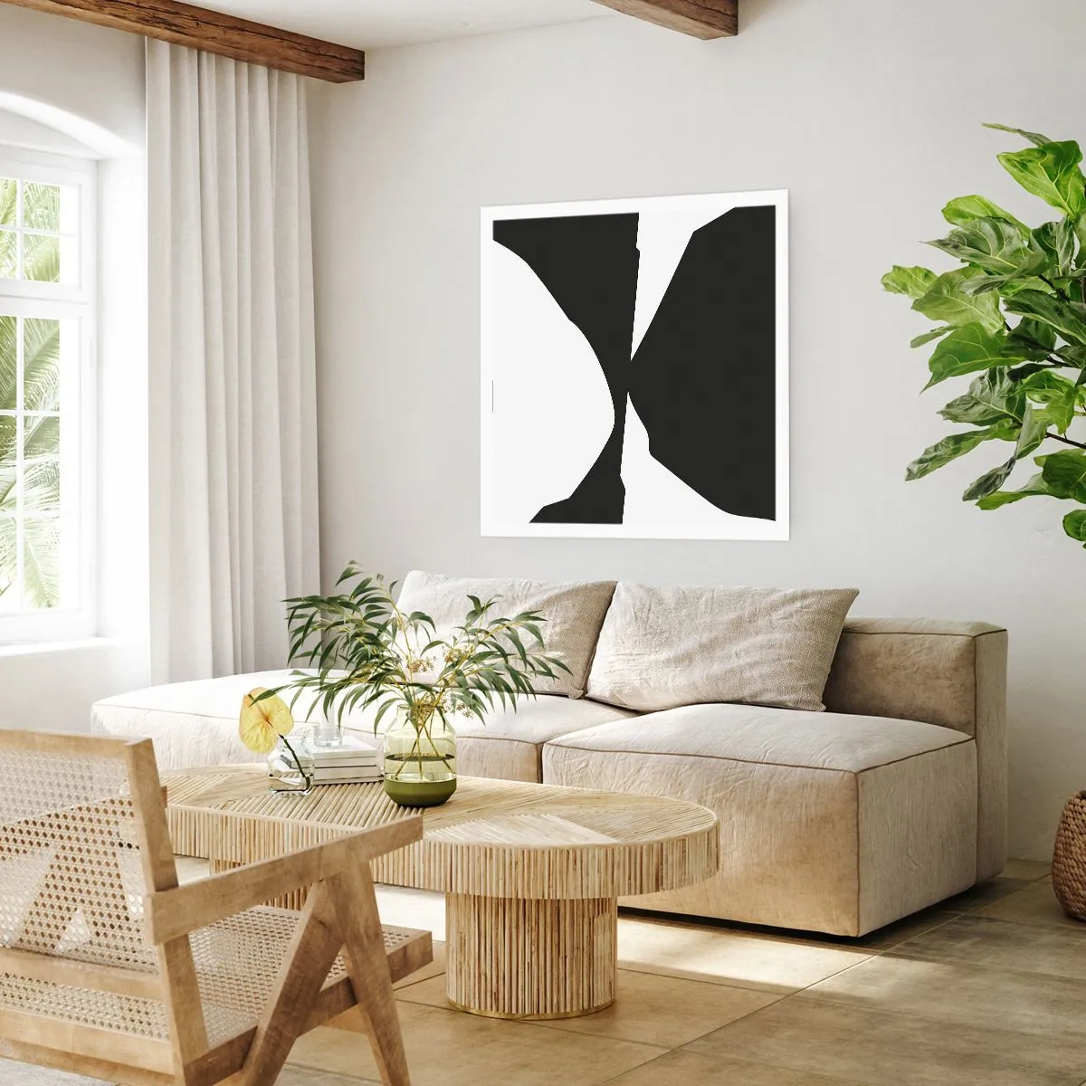 Plakat - Pozytyw -negatyw - 60x60 cm