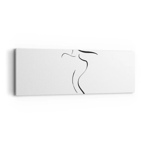 Obraz na płótnie - Nieuchwytna jak fala - 90x30 cm