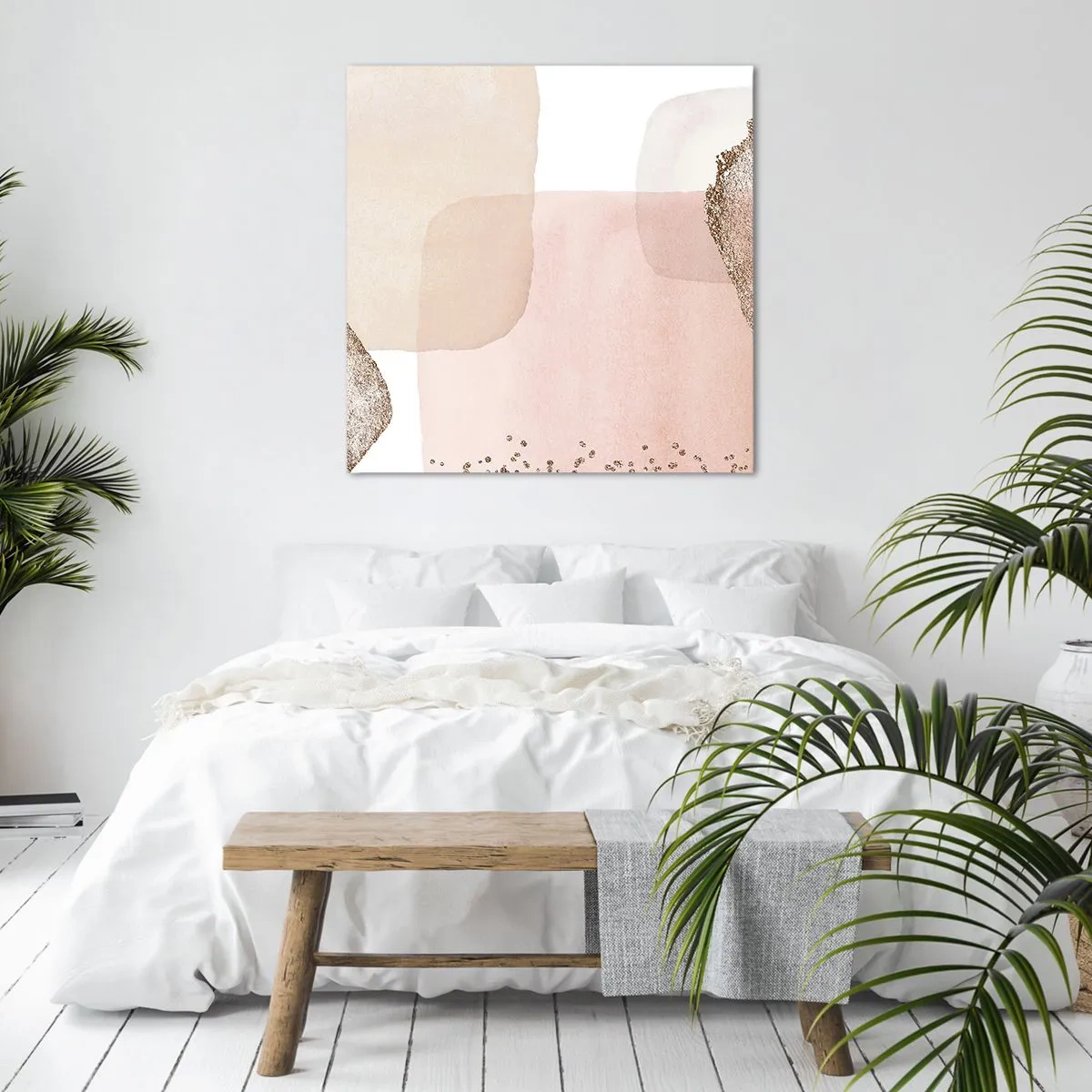 Obraz na płótnie - Spojrzenie przez kolor - 60x60 cm