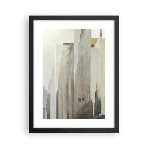 Plakat w czarnej ramie - Sen o mieście - 30x40 cm