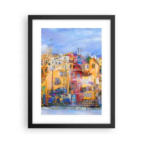 Plakat w czarnej ramie - Jesteśmy razem - 30x40 cm