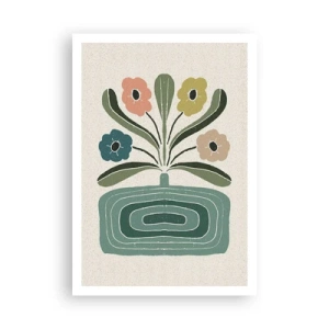 Plakat - Bukiet symetryczny - 70x100 cm