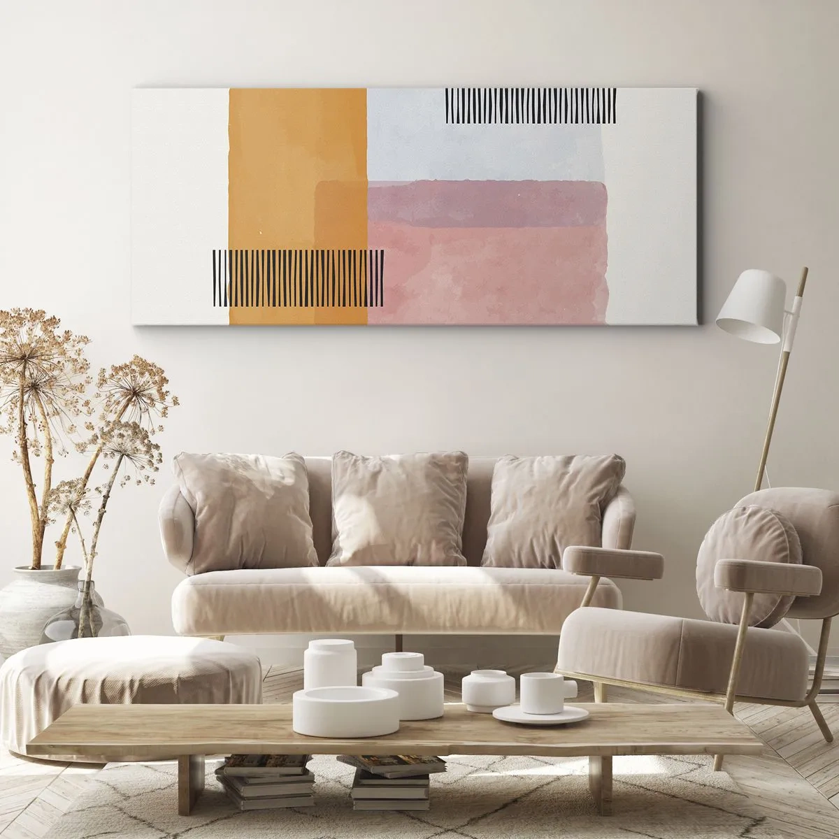Obraz na płótnie - Z kąta w kąt - 100x40 cm