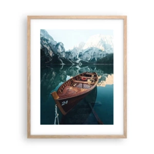 Plakat w ramie jasny dąb - Jak na szkle malowane - 40x50 cm