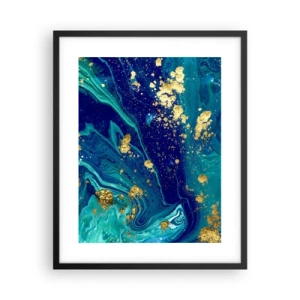 Plakat w czarnej ramie - Płatki słońca  - 40x50 cm