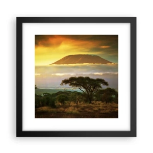 Plakat w czarnej ramie - Sen podróżnika - 30x30 cm