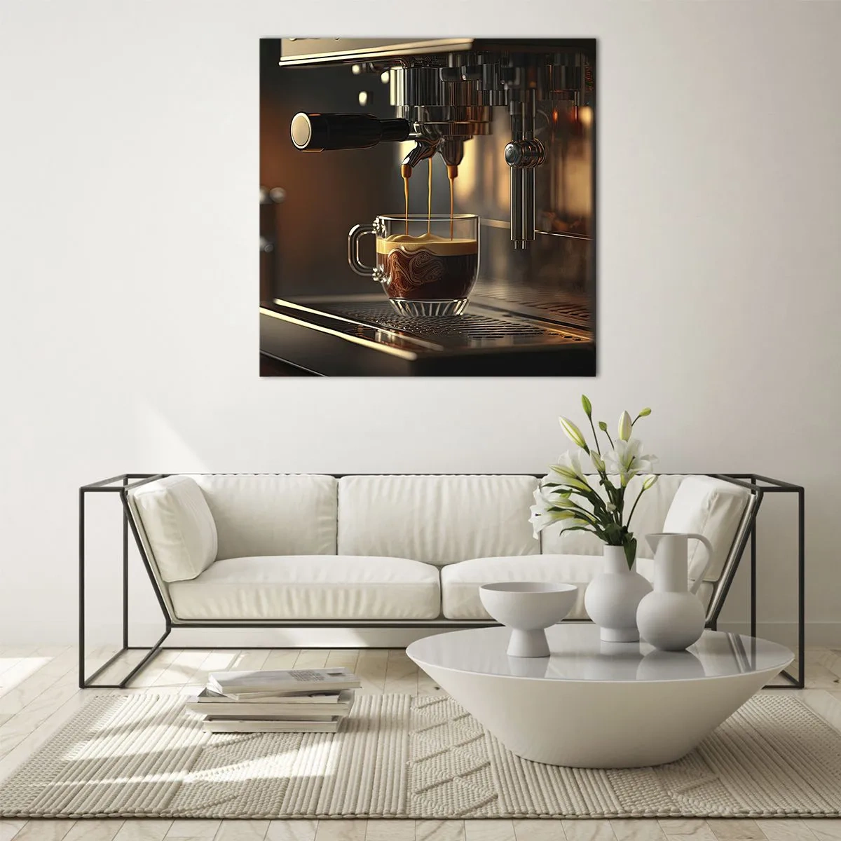 Obraz na szkle - Zmysłowa mikstura - 60x60 cm