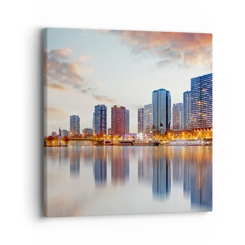 Obraz na płótnie - Monumentalny spokój Paryża - 40x40 cm