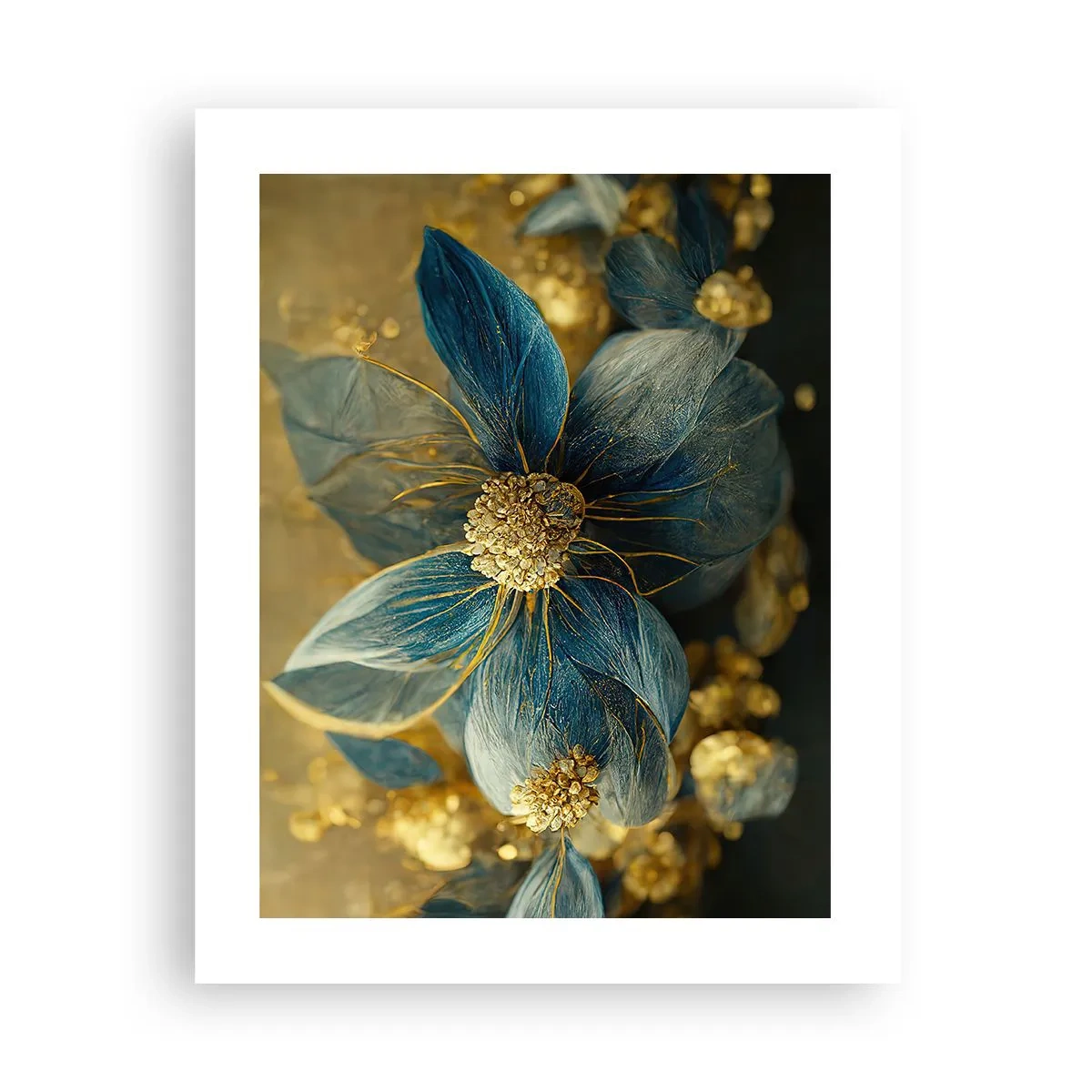Plakat - Zakwitnąć złotem - 40x50 cm