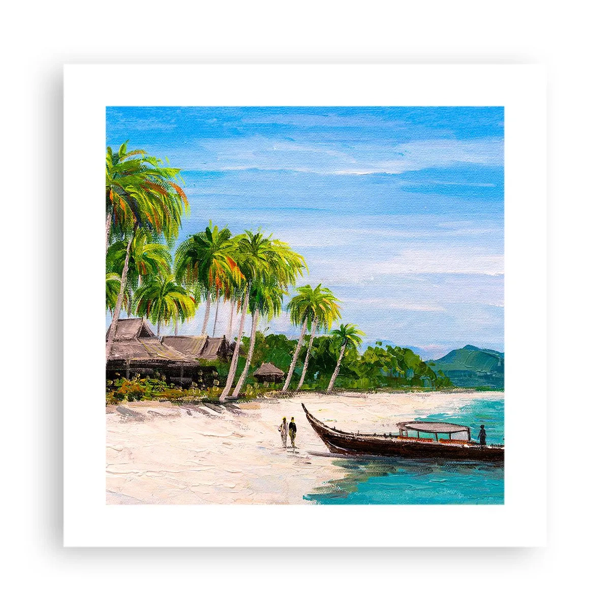 Plakat - Egzotyczny sen - 40x40 cm