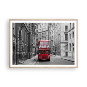 Plakat w ramie jasny dąb - Codzienność nie musi być szara - 100x70 cm