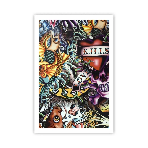 Plakat - Sen tatuażysty - 61x91 cm