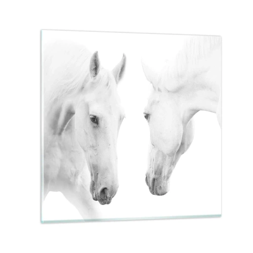 Obraz na szkle - Czy to jest przyjaźń…? - 60x60 cm