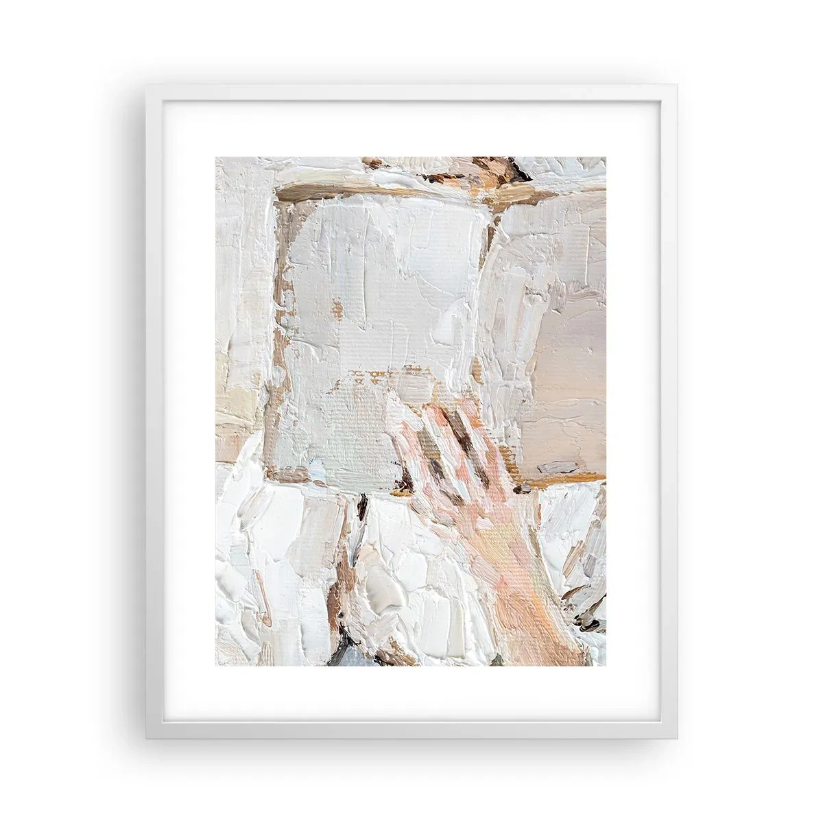 Plakat w białej ramie - W innym świecie - 40x50 cm