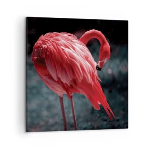 Obraz na płótnie - Karmazynowy poemat natury - 50x50 cm