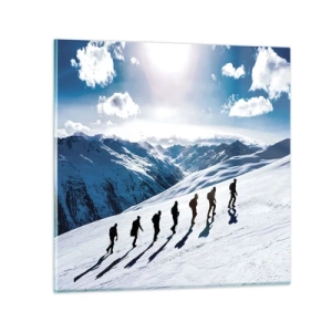 Obraz na szkle - Drużyna zdobywców - 70x70 cm