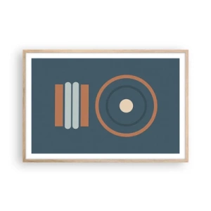 Plakat w ramie jasny dąb - Istota rzeczy - 91x61 cm