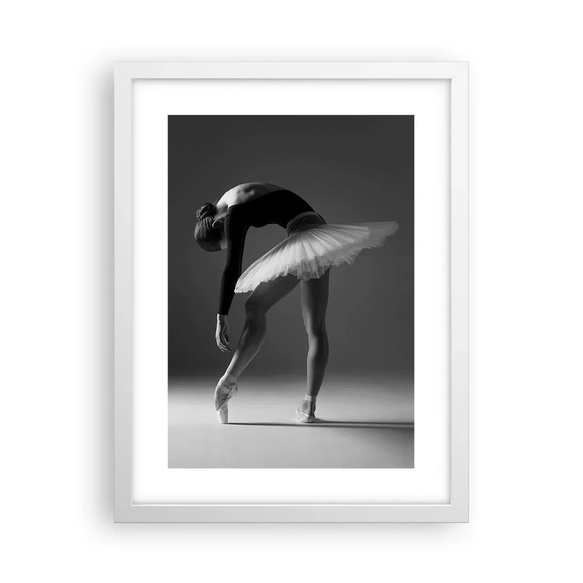 Plakat w białej ramie - Bella balerina - 30x40 cm