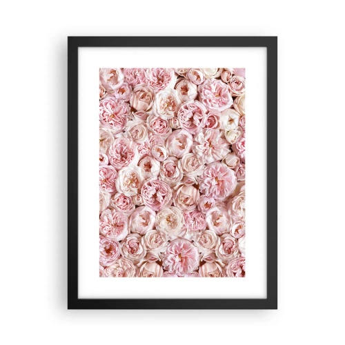 Plakat w czarnej ramie - Usłane różami - 30x40 cm